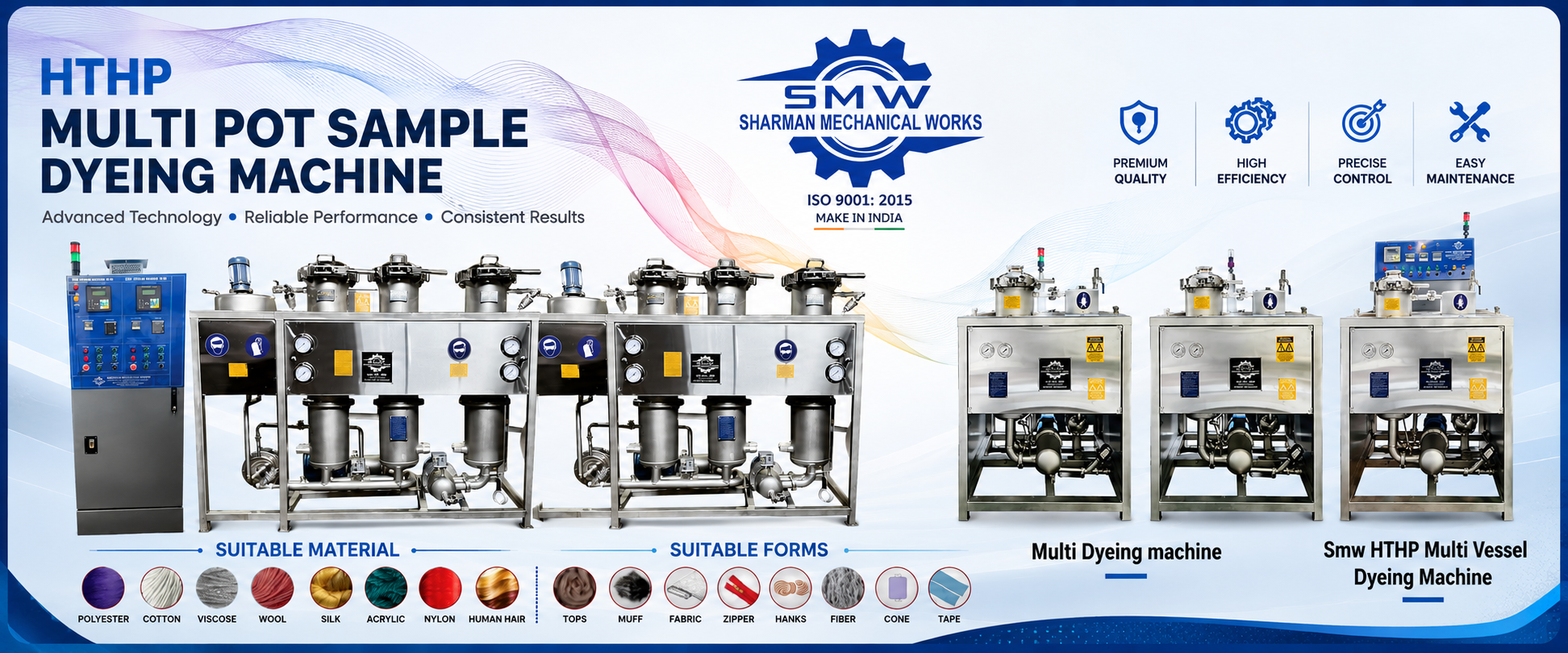 Hthp Multi Pot Sample Dyeing Machine