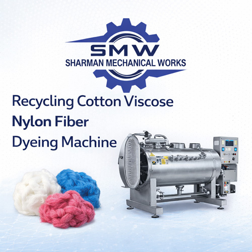 SMW Recycling cotton viscose Nylon Fiber Dyeing Machine