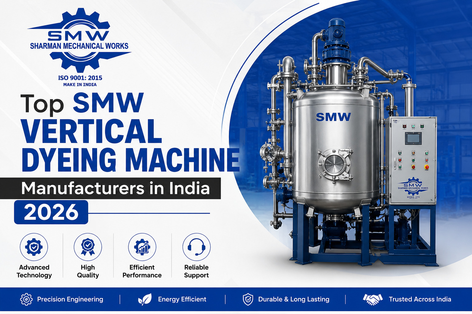 Top SMW Vertical Dyeing Machine Manufacturers in India 2026