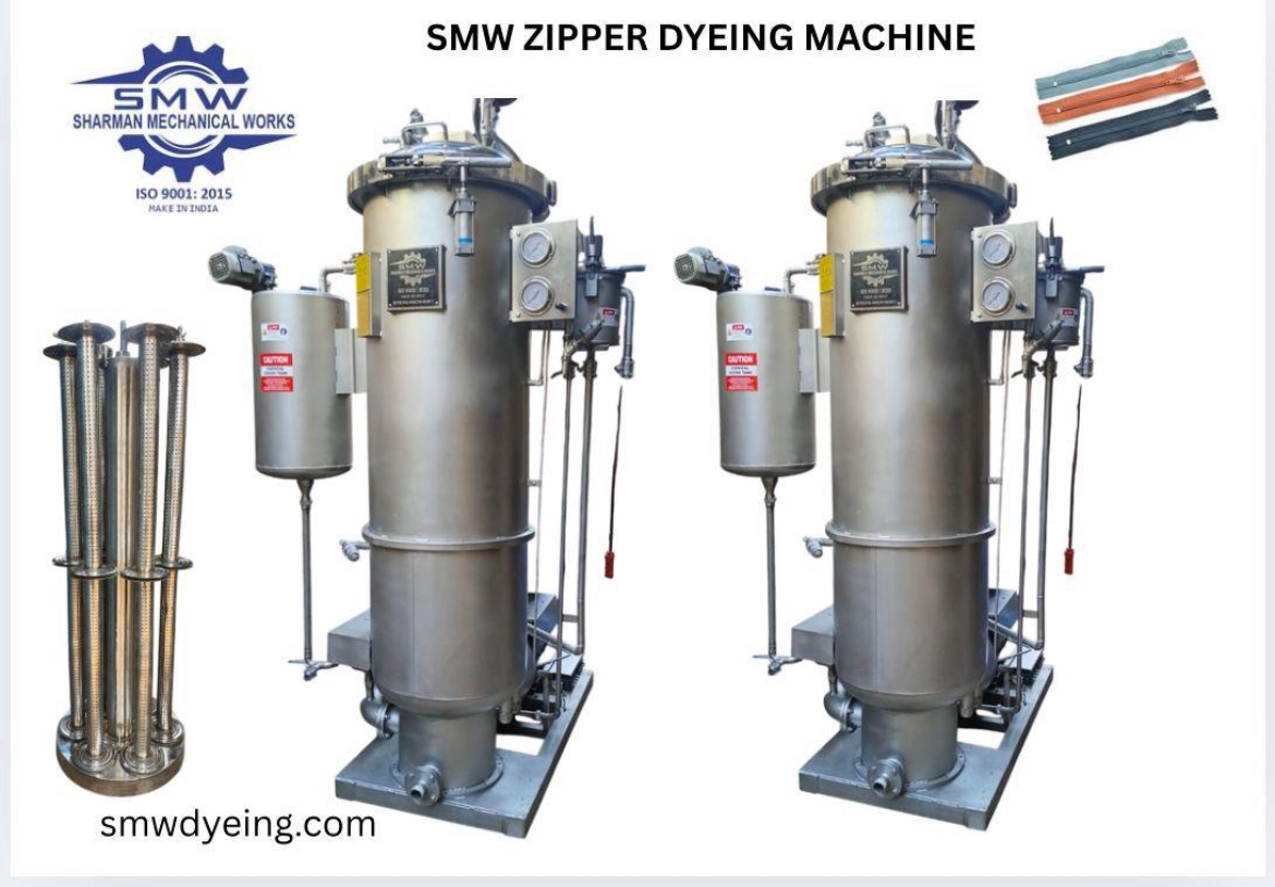 HTHP Vertical Vislon & Nylon Zipper Dyeing Machine manufacturer in Coimbatore