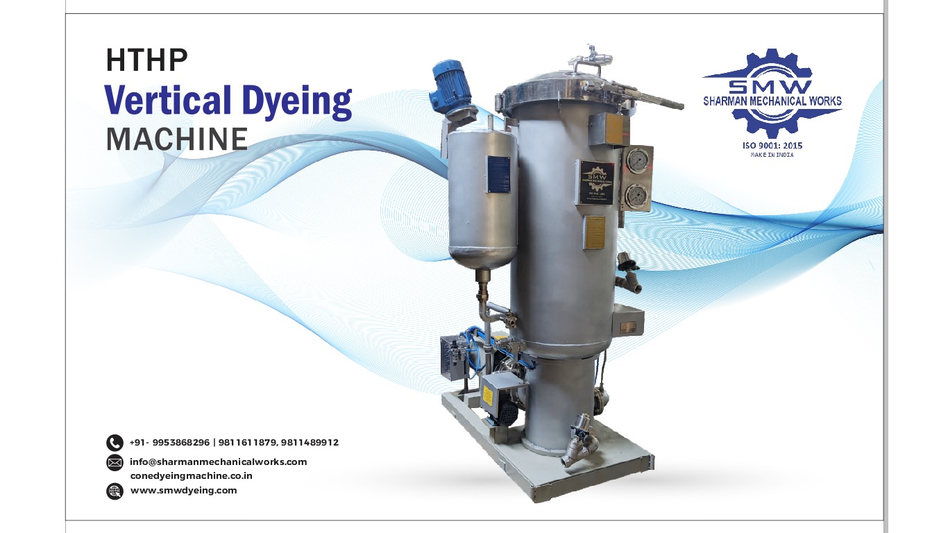 HTHP Vertical Cone Dyeing Machines manufacturer in Delhi